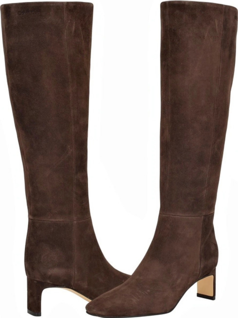 Calvin Klein Caterine Knee High Boot Brown Over-the-Knee Boots US 6m Or 6.5 M - Picture 6 of 11